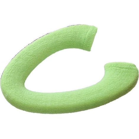Tapis de toilette à boutons, housse de toilette épaisse pour l'hiver, tapis de toilette de salle de bain (1/5)