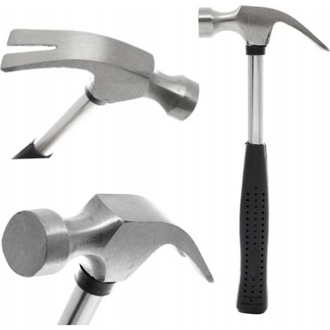 Marteau de charpentier 500 g, manche en acier, 33 cm, 0,5 kg (1/5)