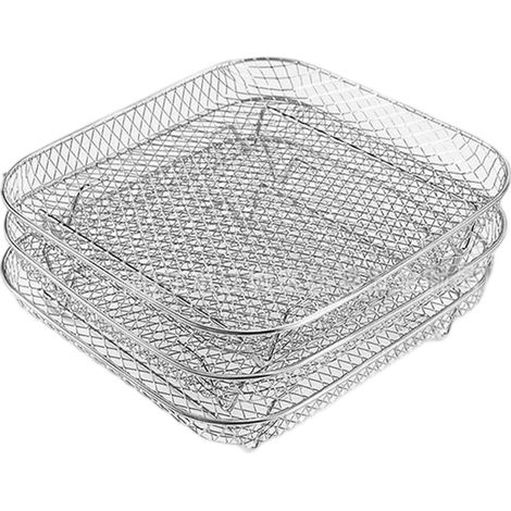 Grille à air chaud 3 niveaux, 20 x 25 5 cm, maille fine (1/5)