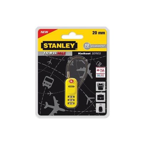 Cadenas à câble bagages Stanley (1/2)