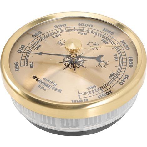 Multifunktionales Wand barometer aus Metall und Kunststoff (1/5)