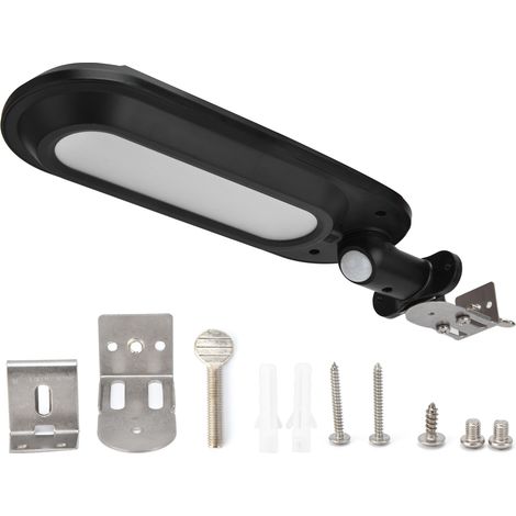 Lampe solaire LED 4 modes 2200mAh détection humaine éclairage extérieur pour allée cour jardin (1/5)