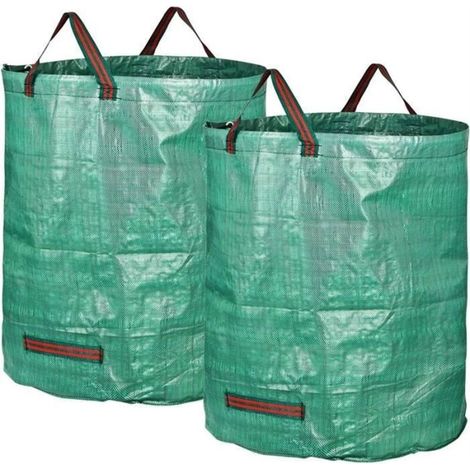 BEMSM Woven Trash Bag - 272L, for Garden Waste - Green