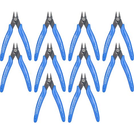 10 pinces coupantes latérales à rebond automatique, poignée confortable pour élagage et travaux de précision (1/5)