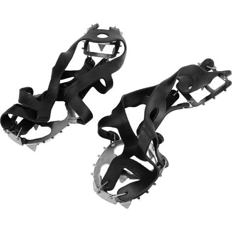 1 Paire de Crampons 18 Pointes pour Chaussures de Randonnée, Accessoire de Sécurité Antidérapant Portable Taille L (41-46) (1/5)