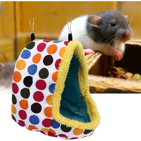 Nids d'hiver chauds, doublés de polaire et épais, pour perroquets, hamsters, chinchillas, écureuils, hérissons et oiseaux. (1/5)
