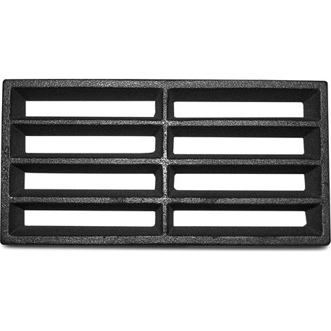 Grille à cendres pour poêles à cheminée Alosa Lido II de GKT - fonte - dimensions d'encastrement parfaitement adaptées (1/2)