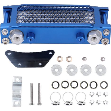 Kit refroidisseur d'huile moteur universel radiateur pour 125cc‑250cc moto cross quad ATV (1/5)