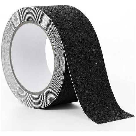 Nastro antiscivolo 10 cm x 5 m Striscia antiscivolo di protezione per scale in gomma Antiscivolo autoadesivo Striscia adesiva antiscivolo Idrorepellente Per il (1/5)
