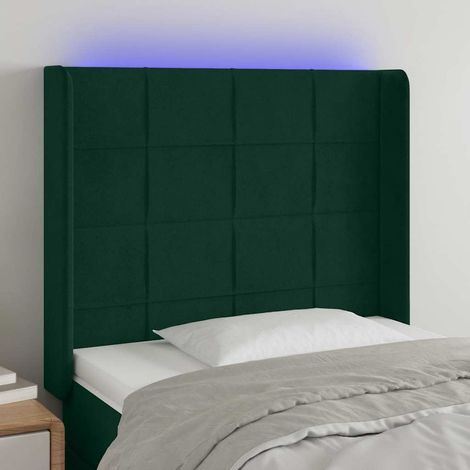 Teenpull – Nachttische mit LED-Leuchten 2 Stk. Betongrau Holzwerkstoff (1/5)