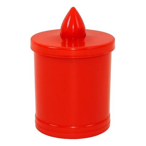 Lumino Votivo LED Rosso a Batteria  Candela Elettrica con Fiamma Viva Candela