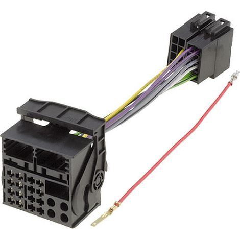 Adnauto – Faisceau autoradio IA164 pour Mercedes Classe A/B/C/E/M/CLK/CLS/R/S – FAKRA sur véhicule ISO – Installation facile