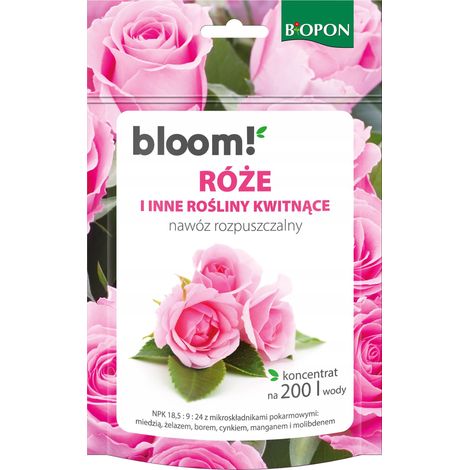 BOPON BLOOM Rosen - Biopon wasserlöslicher Dünger für 200 Liter Wasser 1 Stück. (1/3)