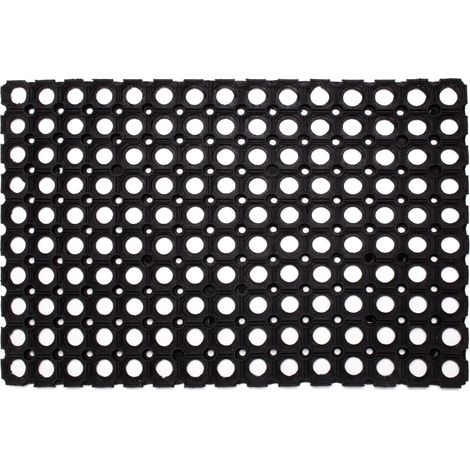 Ringgummimatte schwarz, 60 x 80 cm Schuhabstreifer & Fussmatten (1/2)