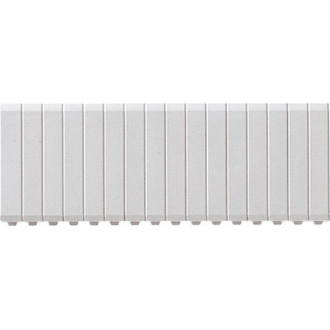 Obturateur en bande pour coffrets vector IP55 6 modules RAL 7035 gris clair (VZ413)