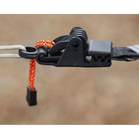 Pinces De Fixation - Pour Bâches Et Auvents De Tentes De Camping - Résistantes Vent - Lot De 12 (1/5)