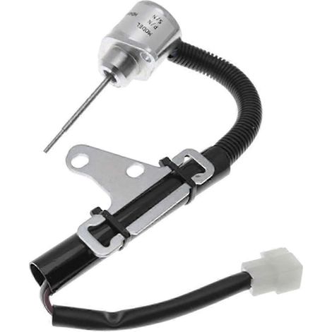 Électrovanne d'arrêt de carburant 12 V neuve (2026) pour moteur de tracteur Kubota, référence 1G820-60022, SA-5156-12, 1503ES-12A (1/5)