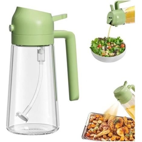 Oil Sprayer - yd - 2 in 1 - 470ml - Food Grade Glass - Multifunctional (1/4)