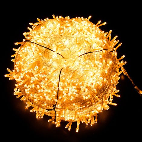 Guirlandes lumineuses LED pour jardin, extérieur, étoiles filantes, décorations de Noël, mariages, cours, projets d'éclairage. (1/5)