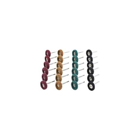 Set di 40 punte per trapano per lucidatura, accessori per levigatura e lucidatura da 25 mm, utensili rotanti, grana 80/150/240/300, accessori per lucidatura per legno, pietra, gioielli, quadranti - Cr