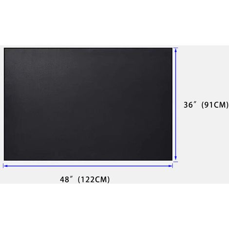 Grillmatte, Bodenschutz, rutschfeste Unterseite, waschbar, 122 x 91 cm, anthrazit