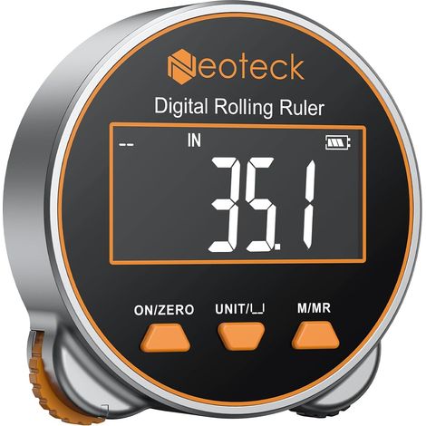 199m Roulette de Mesure Numérique – Appareil de Mesure Digital Rechargeable, Double Roue Compacte avec Écran LCD Unités Multiples, Stockage de Données – Outil de Bricolage et Chantier (1/5)
