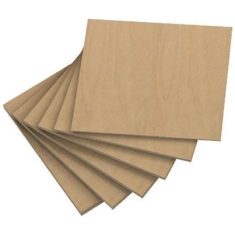 Pannello multistrato 800 x 400 x 10 mm di pioppo bricolage hobby fai da te