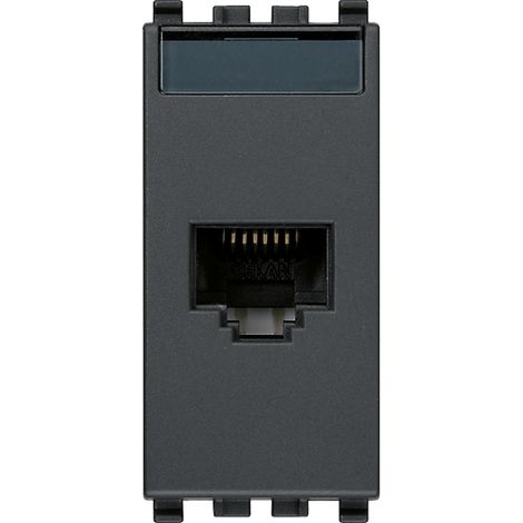 VIMAR - 20338.8 Presa RJ45 Netsafe Cat5e UTP grigio