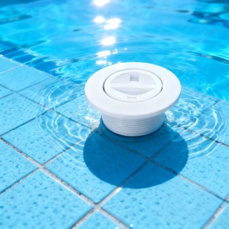 Sortie d'aspiration de Piscine, Couvercle de Vidange Principal de Piscine 2 Pouces de Sortie d'aspiration de Piscine Raccords Vide Accessoires pour la Sortie d'aspiration du Nettoyeur (1/5)