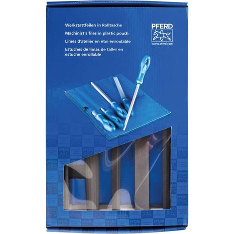 PFERD 532 WRU Juego de limas con funda de PVC