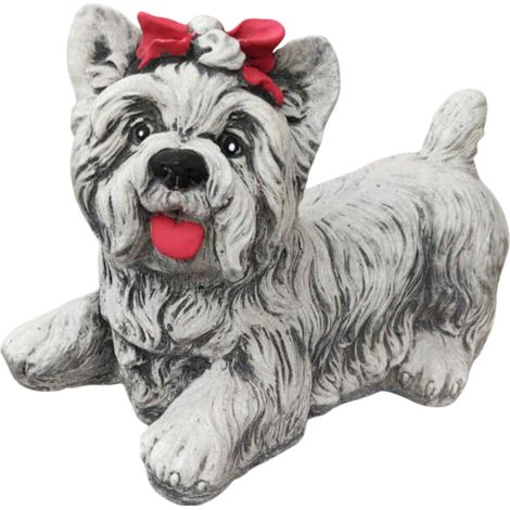 Statuetta decorativa "Cheerful York" - Un tocco di charme per il tuo giardino