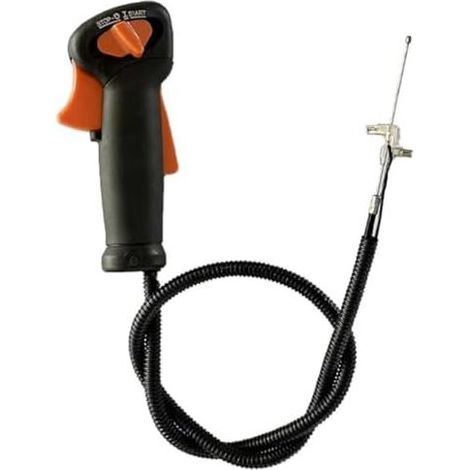 Cavo di ricambio per l'acceleratore del decespugliatore FS75 FS85, ricambio originale 4137-180-1109, impugnatura in nylon ABS nero, per attrezzature AC. (1/5)