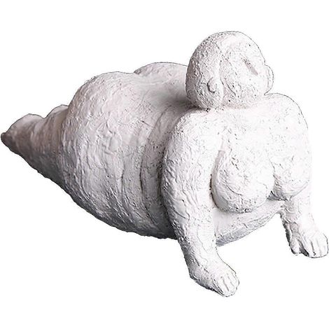 Moderne Yoga-Dekoration: Figur einer dicken Frau aus Kunstharz, Statue, Ornament, Heim- oder Bürodekoration-Style 06 (1/5)