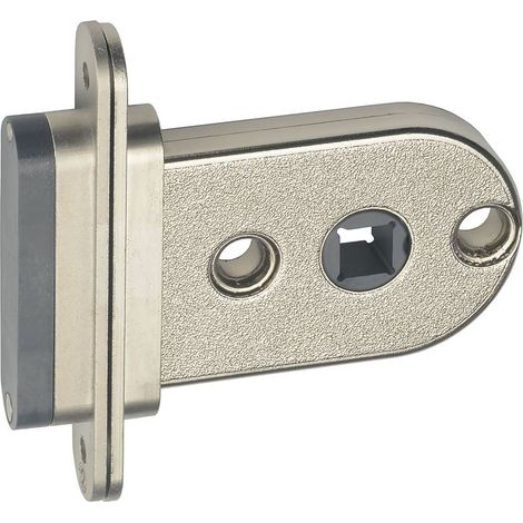 JUNIE Magnetschloss mit Seitenriegel, Dornmaß 40mm, Zamak vernickelt
