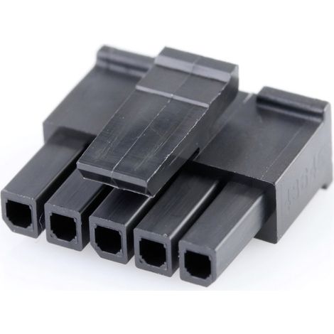 Molex Buchsengehäuse-Kabel Polzahl Gesamt 5 Rastermaß: 3 mm 436450500 1 St. Bag