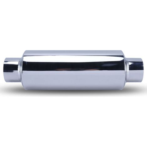 – Silenziatore di scarico universale in acciaio inox da 2,5 pollici – Miglioramento delle prestazioni – Suono profondo e fluido – Installazione semplice -Crezuo