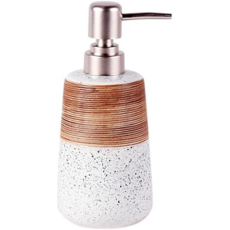 Distributeur de savon, design brossé de style nordique, distributeur de savon liquide, distributeur de savon pour les mains de salle de bain, distributeur de lotion en mousse sous-bouteille (1/5)