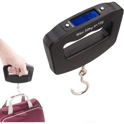 Mini Balance de Bagage Portable Balance numérique Balance Steelyard 110lb / 50kg (1/5)