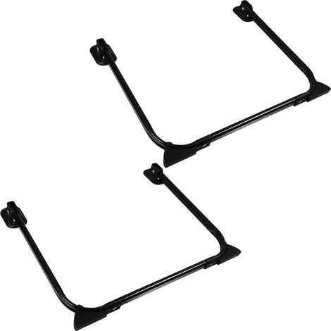 Kit de remplacement robuste pour pieds de table basse pliables en forme de U, résistant à l'usure, 13,8 x 12,6 x 1,2 pouces, paquet de 2. (1/5)
