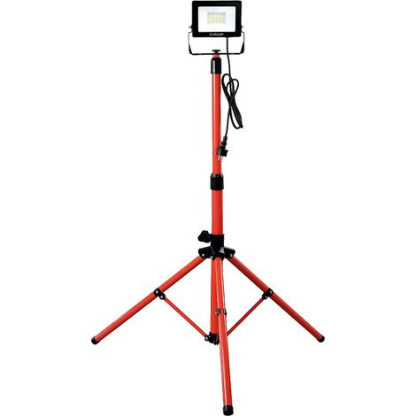 Proiettore LED Singolo 1 x Velamp Light Pad 20 w 4000K Altezza Max 155 cm
