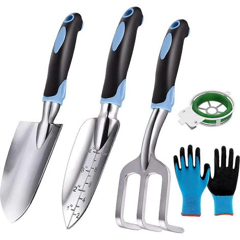 Pelle de jardinage, outil de jardinage à main avec poignée ergonomique, petite pelle de jardinage adaptée aux agriculteurs qui travaillent dur pour creuser la terre. (1/5)
