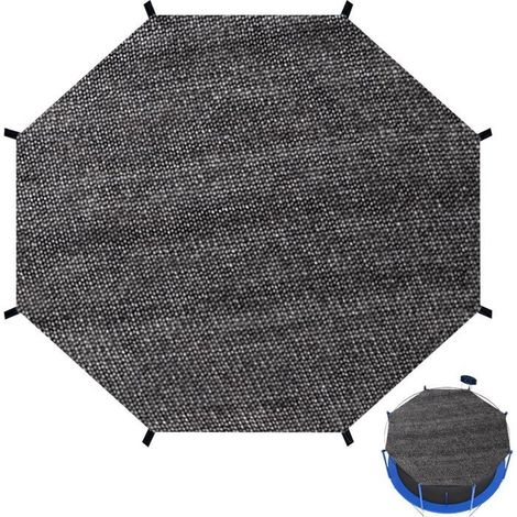 HOXILEELEO - Bâche de protection solaire pour trampoline - Diamètre 365 cm - Pour 8 barres - Résistant aux UV - Accessoire de trampoline (1/5)