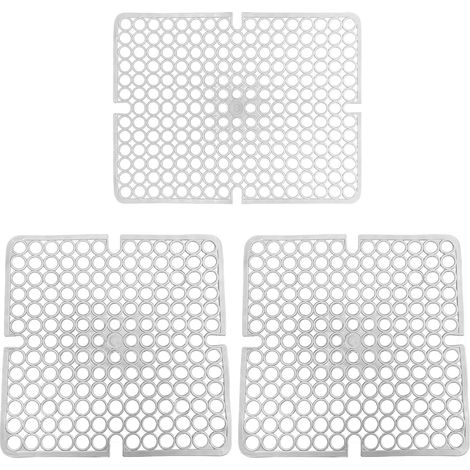 Set 3 Tappeti per Lavello Classic Colore Bianco Bama (1/5)