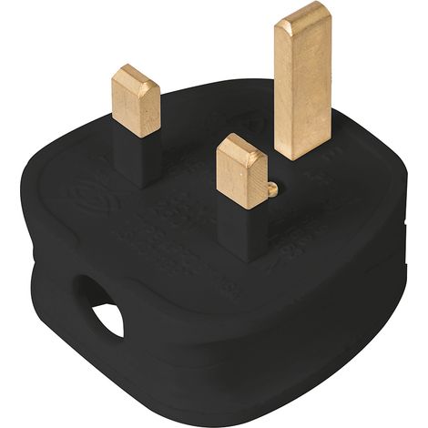 Enchufe con fusible de 13 A SILVERLINE 488289 (1/2)