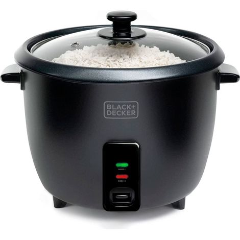 1,8 l 700 w reiskocher mit schwarzem dampfkorb - Black+decker - BXRC1800E