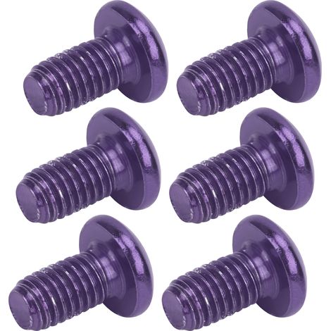 M5x10mm Mountainbike-Bremsscheibenschraube aus Titanstahl, universelle T25-Kopfschrauben, lila (1/5)