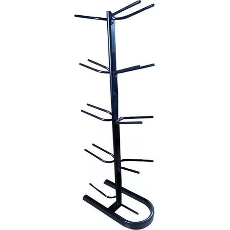 Trade Shop - Rastrelliera Verticale Per Palle Mediche In Metallo Contiene Fino A 10 Palle - (1/2)