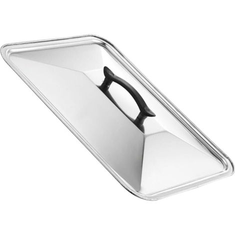 1PCS Couvercle de Plateau de grillade de Poisson Couvercle à badigeonner pour plancha bache barbecue Housses pour barbecue moules à pâtisserie poêle à Frire Couverture rectangulaire (1/4)