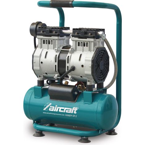 Compresseur silencieux sans huile 6 L 1 kW 0,75 Ch 90 L/min 8 bars 230V Aircraft HANDY SIL 221 OF E (1/5)