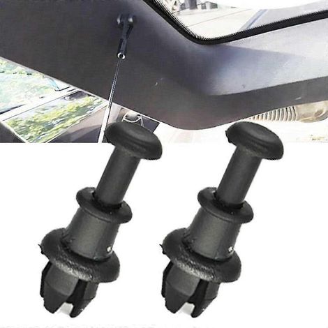 2 clips de fixation pour tablette de coffre de voiture, type Golf Pins 5 Mk6 Tigaun 5N UP, avec clip de fixation pour tablette de coffre et pivot (réf. 1M6867574A) (1/4)